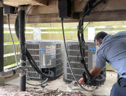 AC installation in Katy